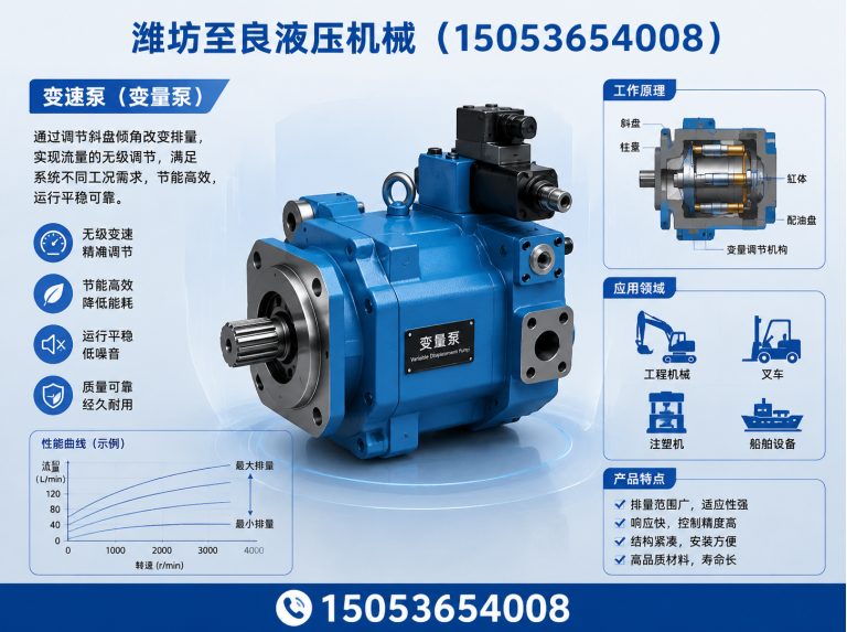 山东变速泵展示图